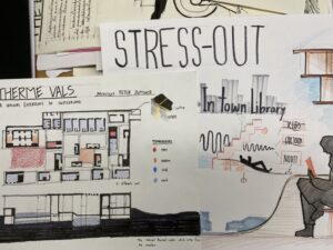 แผนผังอาคาร Therme Vals และการออกแบบ "In Town Library" สำหรับติวสถาปัตย์