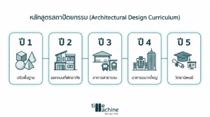 ภาพรวมการเรียนสถาปัตยกรรม 5 ปีในมหาวิทยาลัย