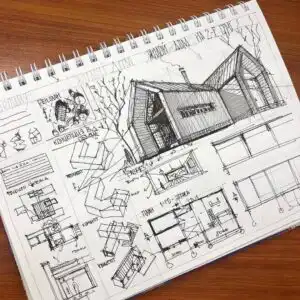 สเก็ตดีไซน์ (Sketch Design) สำหรับสอบเข้าสถาปัตย์