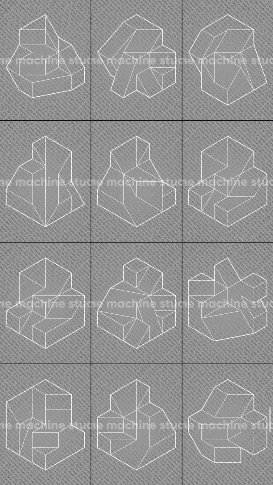 แบบฝึก Isometric ที่มี Geometry และ Slope ซับซ้อนสำหรับ CU-TAD