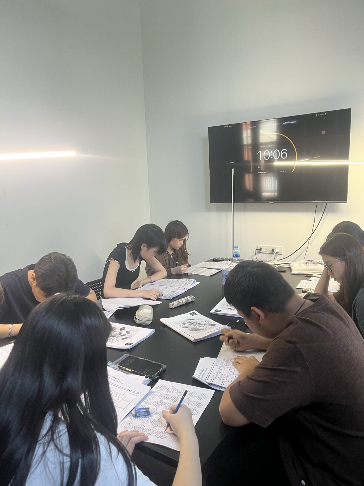 บรรยากาศการติว CU-TAD และ INDA ที่ Time Machine Design Lab