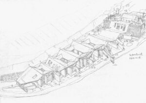 การวาดภาพ Isometric สำหรับเตรียมสอบสถาปัตย์